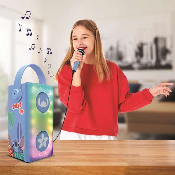 Lexibook Altavoz Stitch Haut-parleur Bluetooth avec Microphone pour Enfants