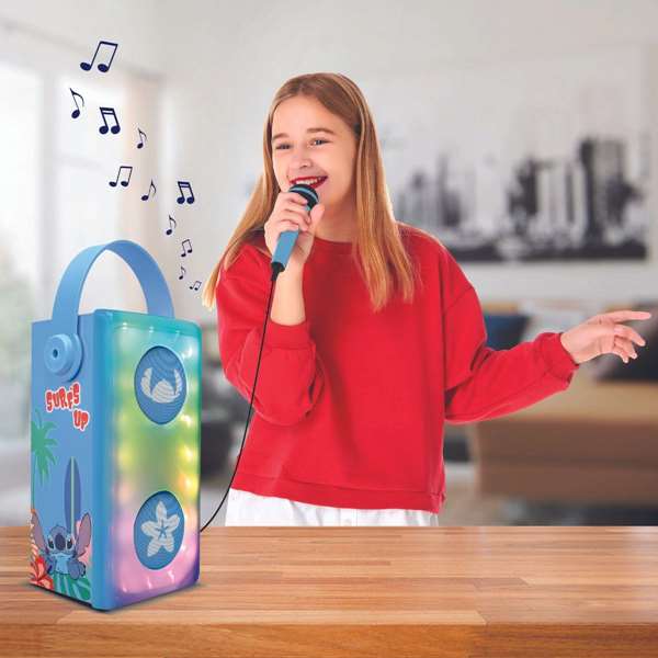 Lexibook Altavoz Stitch Haut-parleur Bluetooth avec Microphone pour Enfants