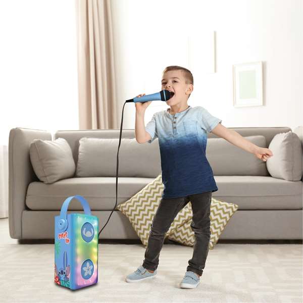 Lexibook Altavoz Stitch Haut-parleur Bluetooth avec Microphone pour Enfants