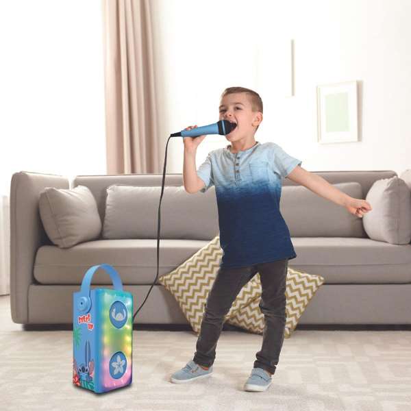 Lexibook Altavoz Stitch Haut-parleur Bluetooth avec Microphone pour Enfants