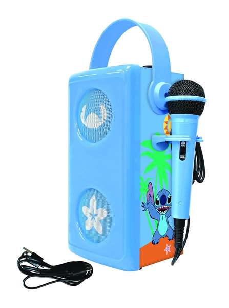 Lexibook Altavoz Stitch Haut-parleur Bluetooth avec Microphone pour Enfants
