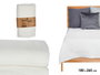 GIFTDECOR Couvre-lit Rombos Blanco 180x260cm