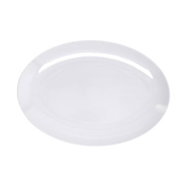 Quid Plat Ovale Select Basic en Mélamine Blanche 30,5x21,2 cm