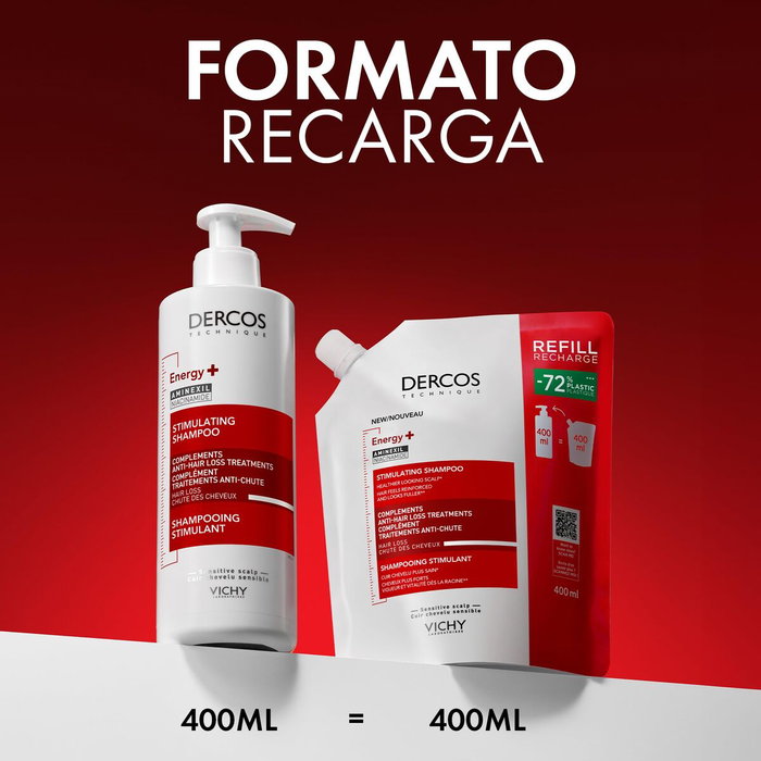 Vichy DERCOS ENERGY+ Recharge Shampooing Stimulant 400 ml