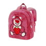 Karactermania Lotso Sac à Dos Peluche Fraise 30 x 25 x 15 cm - Peluche Texturée Douce, Compartiment Principal à Fermeture Éclair, Bretelles Réglables