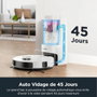 Eureka E10S Aspirateur robot laveur blanc, navigation LiDAR, 4000 Pa