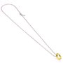 THE CARAT SHOP - Collier pendentif avec anneau inspiré du Seigneur des Anneaux en alliage de zinc, chaîne de 62 cm avec inscription