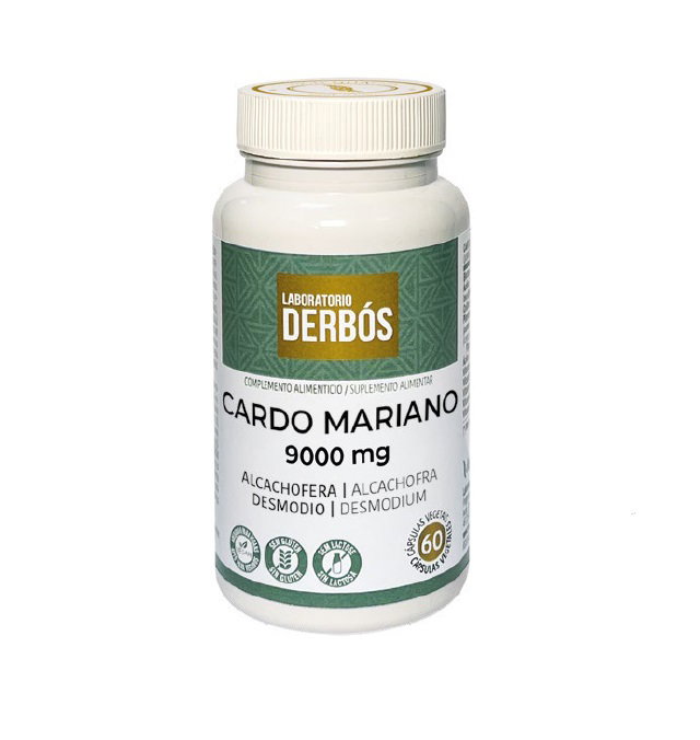 DERBOS Cardo Mariano 9000 mg, 60 capsules DERBOS Cardo Mariano 9000 mg, 60 capsules