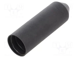 HELLERMANNTYTON Capuchon thermorétractable avec colle 20mm noir