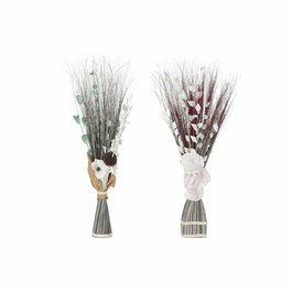 Branche DKD Home Decor Fleurs Fibres de coco (2 pcs) (35 x 20 x 100 cm)