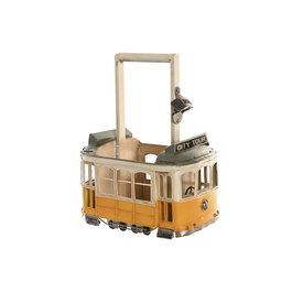 Range Bouteilles Home ESPRIT Jaune Blanc 28 X 17 X 37 CM