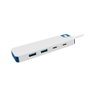 Targus HD5200BUGL Hub USB-C 4 ports USB 3.2 Gen 1 Blanc Autoalimenté Plug & Play