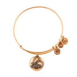 Alex And Ani Pulsera Love III ACAB ENVE Dorée