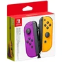 Nintendo Paire de manettes Joy-Con Violet Néon & Orange Néon pour Nintendo Switch