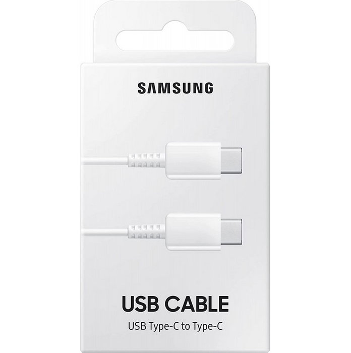 Samsung EP-DA705BWEGWW Câble USB Type-C vers USB Type-C blanc, 1m Samsung EP-DA705BWEGWW Câble USB Type-C vers USB Type-C blanc, 1m