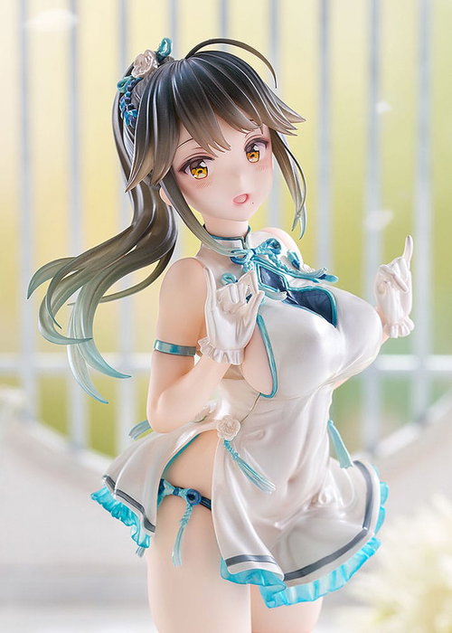 Avian Romance Pink Label 5 statuette PVC 1/6 Ponytail Girl: Qipao 29 cm