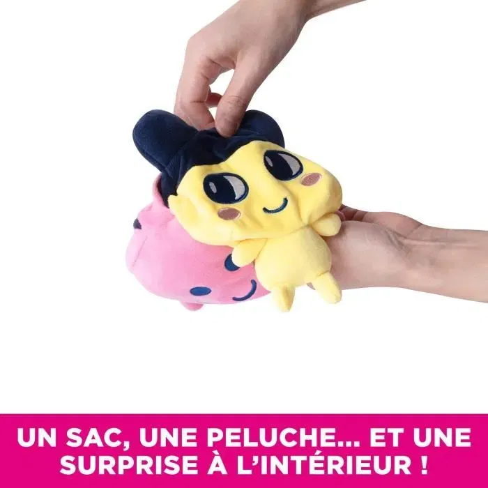 Bandai 90779 Tamagotchi - Sac à Dos 3 en 1 avec Peluche - Jouet Portatif pour Fans