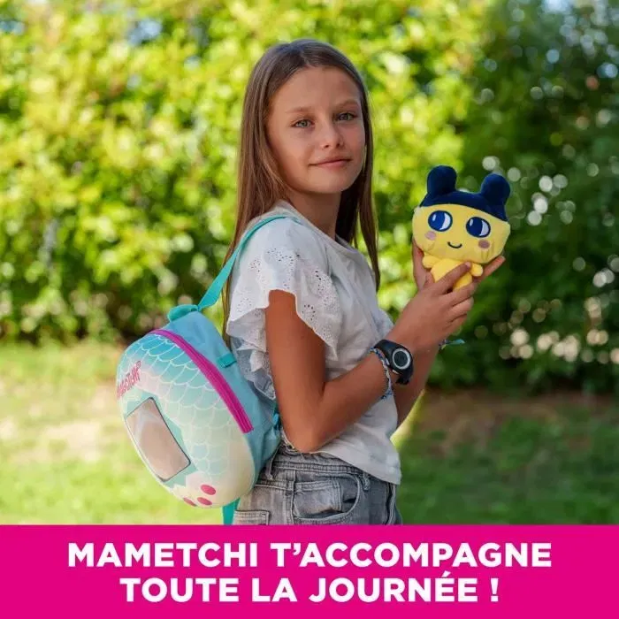 Bandai 90779 Tamagotchi - Sac à Dos 3 en 1 avec Peluche - Jouet Portatif pour Fans