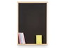 Pincello Ardoise Craie Effaçable 29x21 cm Bois MDF Noir (Set de 24)