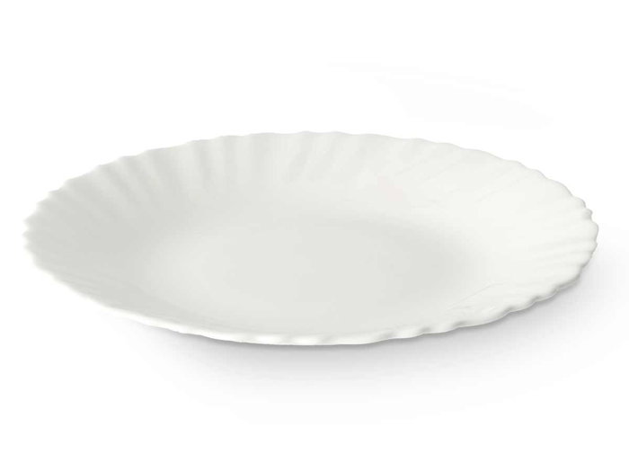 Vivalto Assiette à Dessert Classique Opal Blanc 19 cm (Set de 24)