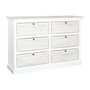 Commode Home ESPRIT Blanc Naturel 150 x 40 x 100 cm