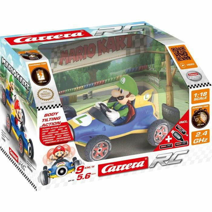 Carrera Nintendo Mario Kart Mach 8 Luigi Voiture Télécommandée