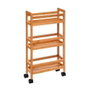 5Five Desserte Carro slim en bambou pour salle de bain 74.5 x 36 x 15 cm