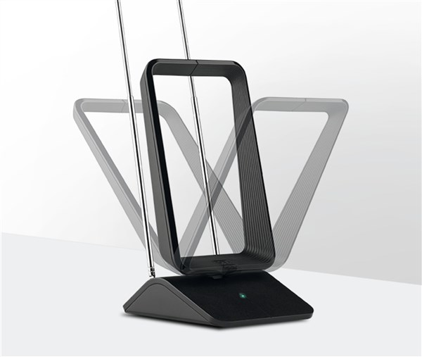 One For All Antenne intérieure TV SV9460 avec amplification pour réception Full HD et filtre 5G