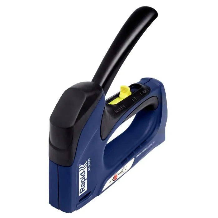 Rapid Agrafeuse Manuelle Aluminium Dual ALU953 avec Technologie Powercurve - Réduction d'Effort 65%, Mécanisme Acier