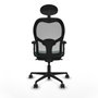Piqueras y Crespo Chaise de Bureau avec Appui-tête Jorquera 2D036N1 Vert