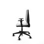 PIQUERAS Y CRESPO Chaise de bureau Elche Contact blanc avec accoudoirs 1D