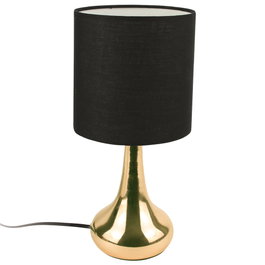 Home Deco Factory Lámpara Táctil Dorado-Negro Collection Lounge