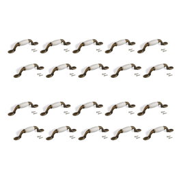 Emuca Lot de 20 poignées Papua, L127mm, Bronze