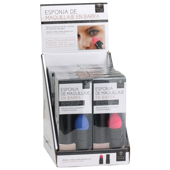 Cosmetic Club Éponge de maquillage en barre rétractable