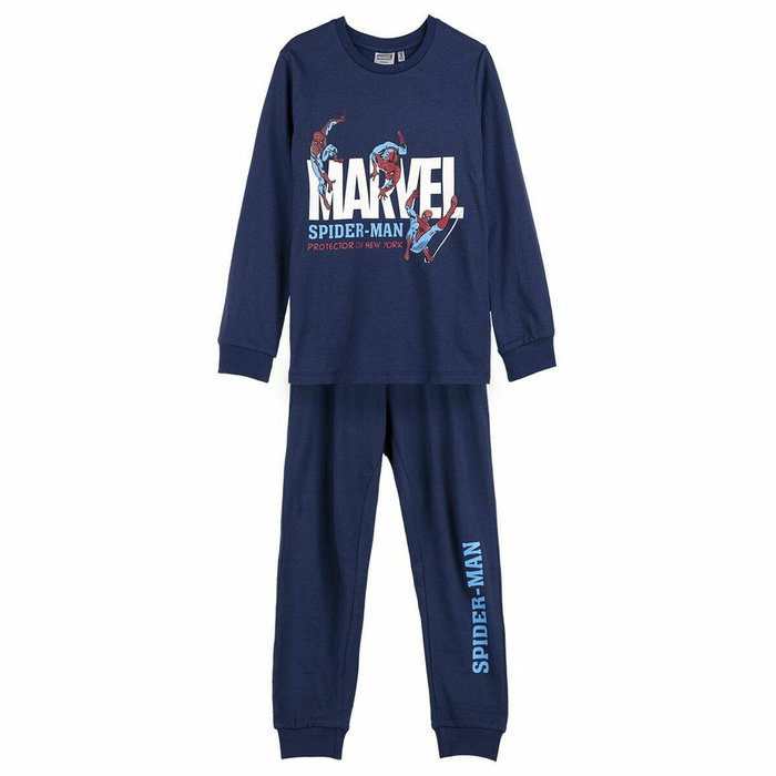 Cerdá Pyjama Long Spider-Man Bleu Foncé - 8 ans Cerdá Pyjama Long Spider-Man Bleu Foncé - 8 ans