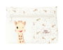 Safta Sophie la Girafe Honey, Porte-tout Grand avec 2 Fermetures Éclair, 23x16x3 cm, Âge Recommandé 3 Ans