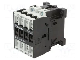 FINDER Contacteur 4 pôles NC + 3 NO 24V AC 18A pour rail DIN 6K