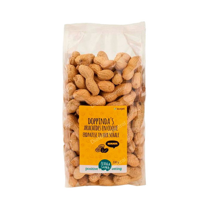 Terrasana Cacahuètes avec Coque 330g - Snack Vegan Biologique Riche en Protéines et Fibres Terrasana Cacahuètes avec Coque 330g - Snack Vegan Biologique Riche en Protéines et Fibres
