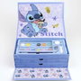 Cerdá Set de Papeterie de Coloriage Stitch avec Mallette Bleu Clair