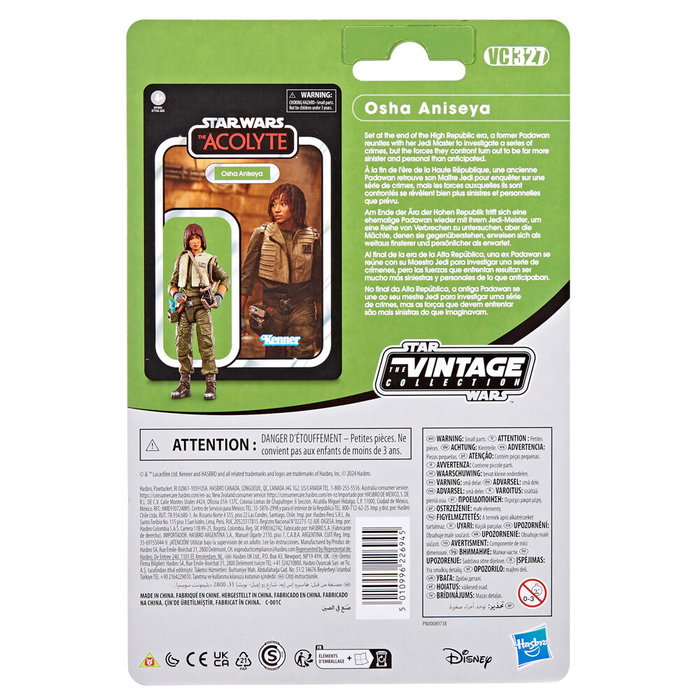 Hasbro Star Wars: The Acolyte Vintage Collection figurine Osha Aniseya 9,5cm