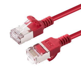 MicroConnect Câble réseau CAT6A U-FTP Slim Rouge 0,50m