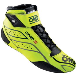 Omp One-S Fia 8856-2018 OMPIC0-0822-A01-099-46 Chaussures de Rallye Professionnelles Jaune Fluo Taille 46
