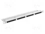 LANBERG Panneau de brassage RJ45 24 ports 0.5U Blanc