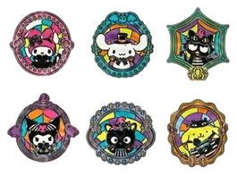 Sanrio by Loungefly présentoir pin's émaillés Blind Box Hello Kitty and Friends Halloween Stained Glass(12)