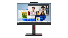 Lenovo TIO 24 Gen 5 - Écran PC tout-en-un 23.8" IPS FHD (1920x1080) avec webcam 1080p, micro, haut-parleurs et ThinkShutter pour collaboration