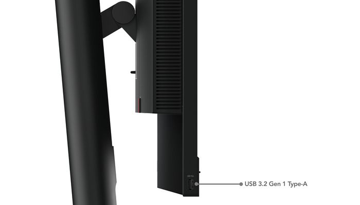 Lenovo TIO 24 Gen 5 - Écran PC tout-en-un 23.8" IPS FHD (1920x1080) avec webcam 1080p, micro, haut-parleurs et ThinkShutter pour collaboration