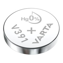 Varta V391 SR55 Pile bouton 1,55 V Oxyde d'argent 42 mAh Ø11,6 x 5,4 mm Blister 1 pièce