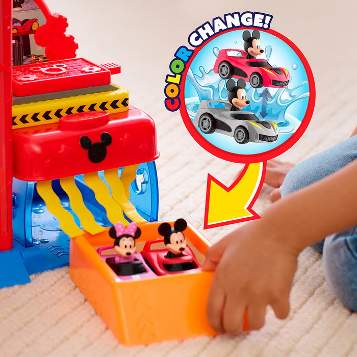 Just Play Garage Mickey Mouse Disney Junior Ready To Race 3 étages avec véhicules, 18 pièces, +3 ans Just Play Garage Mickey Mouse Disney Junior Ready To Race 3 étages avec véhicules, 18 pièces, +3 ans