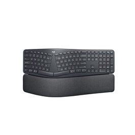 Logitech 920-009167 Clavier ergonomique K860 avec repose-poignets, pavé numérique et connexion sans fil - Noir