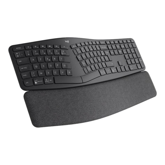 Logitech Clavier Sans Fil Ergonomic K860 Azerty (920-009167) - Layout Allemand (DE)
